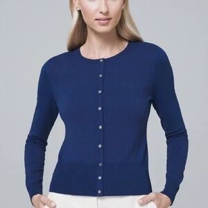 WHBM snap front cardigan